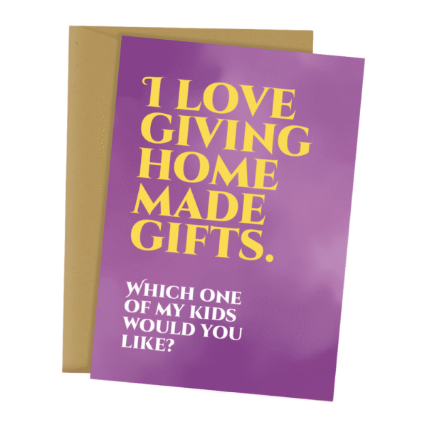 Blackwell Press Homemade Gifts Card