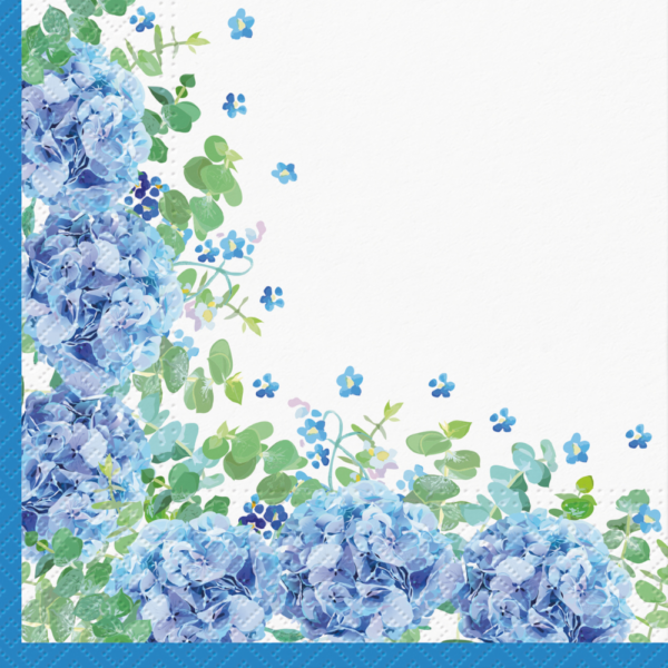 PAW Decor Lunch Napkin Blue Meadow
