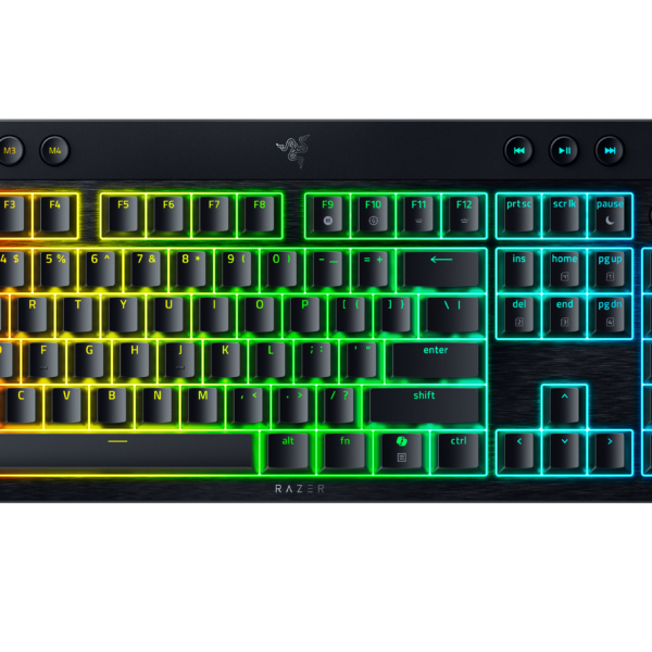 Razer Blackwidow V4 Low-profile Hyperspeed – Wireless Low-profile Mechanical Gaming Keyboard (Yellow Linear Switch) – Us Layout – Frml