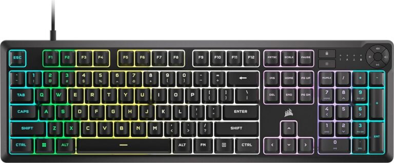 CORSAIR K55 CORE RGB GAMING KEYBOARD - BLACK
