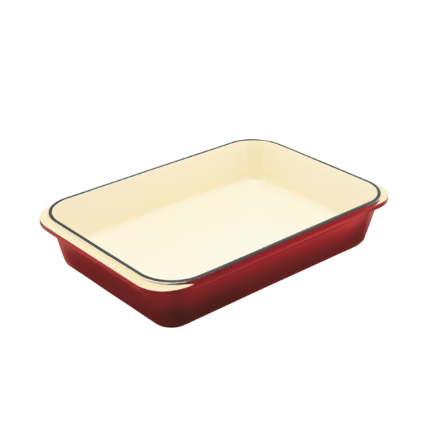 Chasseur Rectangular Roasting Dish 40cm Federation Red