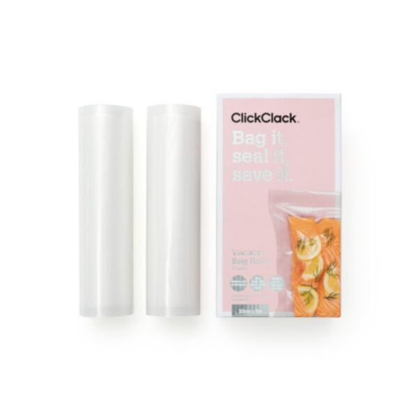 ClickClack Equip Vacuum Sealer Twin Rolls Small