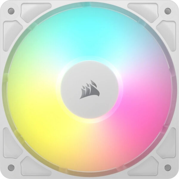 Corsair RS120 Argb White, 120MM Argb Fan, Single Pack