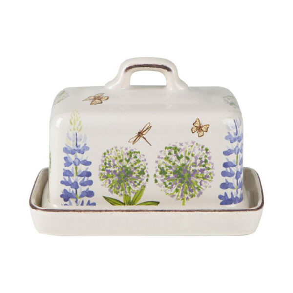 T&G Cottage Garden Butter Dish