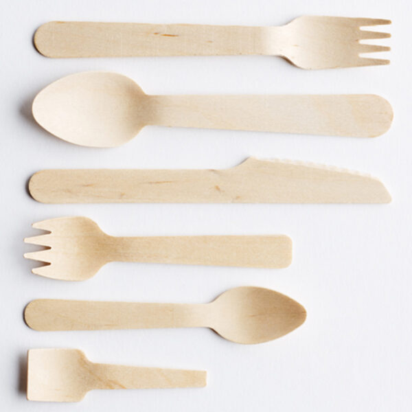 Green Bean Birchwood Cutlery Set of 20 (6 Variations)