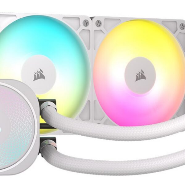 CORSAIR NAUTILUS 240 ARGB 240mm RADIATOR LIQUIRD CPU COOLER WHITE