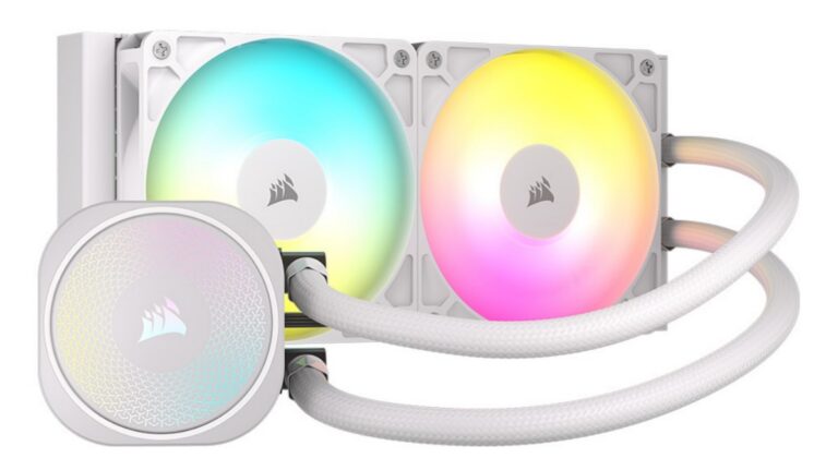 CORSAIR NAUTILUS 240 ARGB 240mm RADIATOR LIQUIRD CPU COOLER WHITE