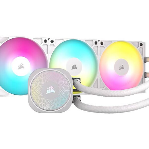 CORSAIR NAUTILUS 360 ARGB 360mm RADIATOR LIQUID CPU COOLER WHITE