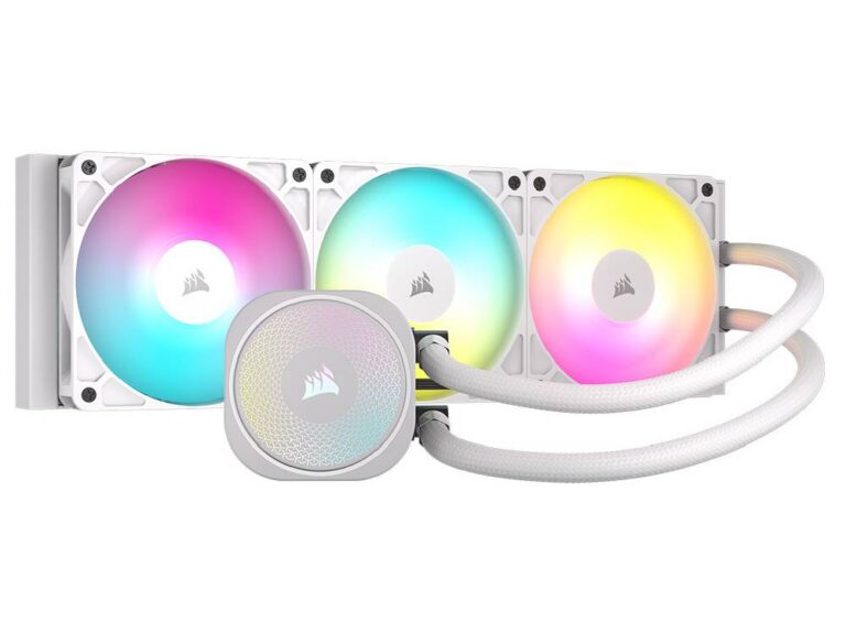 CORSAIR NAUTILUS 360 ARGB 360mm RADIATOR LIQUID CPU COOLER WHITE