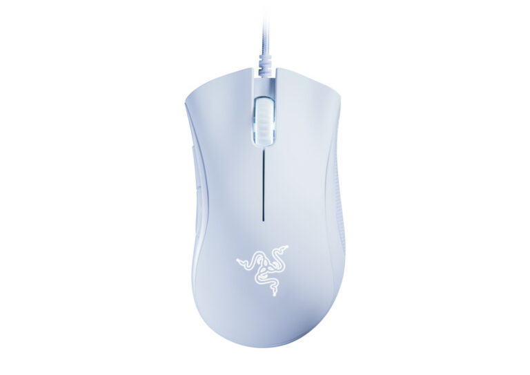 RAZER DEATHADDER ESSENTIAL WHITE EDITION - ERGONOMIC WIRED GAMING MOUSE - FRML PACKAGING