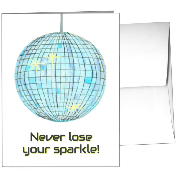 Disco Ball Greeting – Card