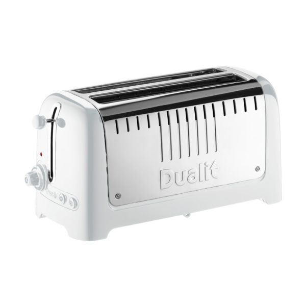 Dualit Lite Long Slot 4 Slice Toaster White