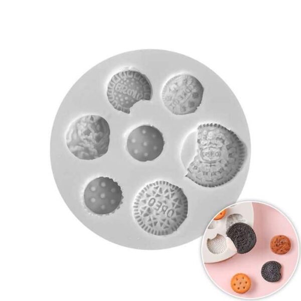 Cake Craft Silicone Mould Assorted Cookies