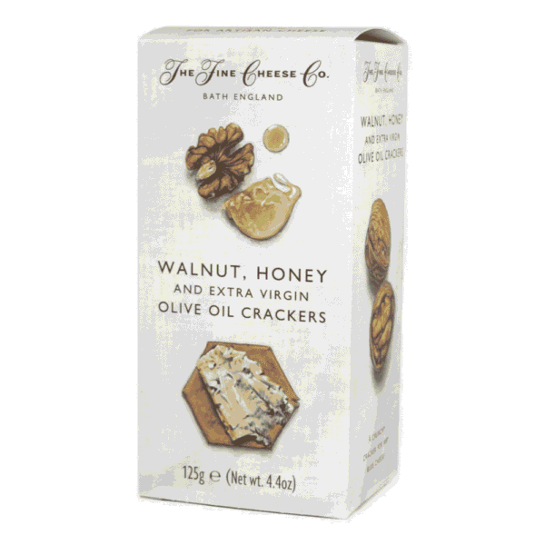 The Fine Cheese Co. Walnut & Honey Crackers 125g