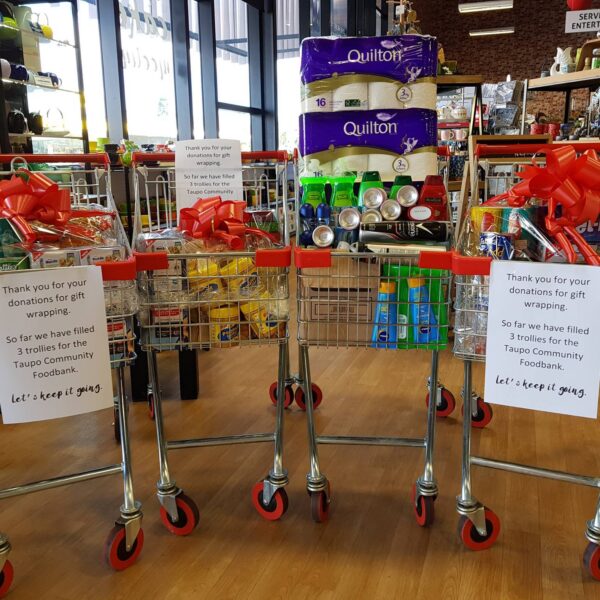 Gift Wrapping Donation for Food Bank