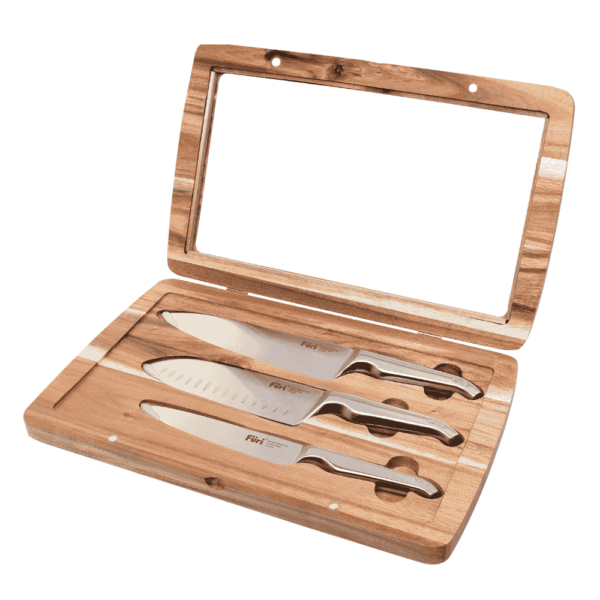 Füri Pro Acacia 3 Piece Knife Set