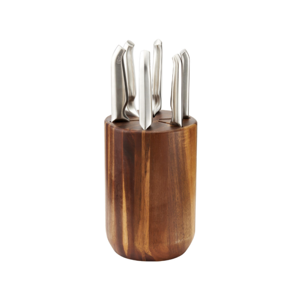 Füri Capsule Acacia Wood 7 Piece Knife Block