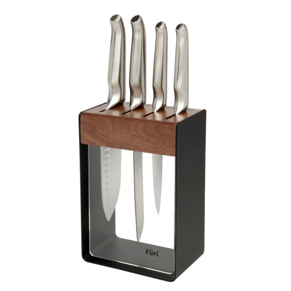 Füri Pro Limited Edition Black 5 Piece Knife Block