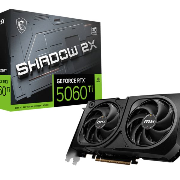 GeForce RTX 5060 Ti 16G SHADOW 2X OC PLU