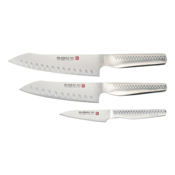 Global Ni 3 Piece Kitchen Knife Set