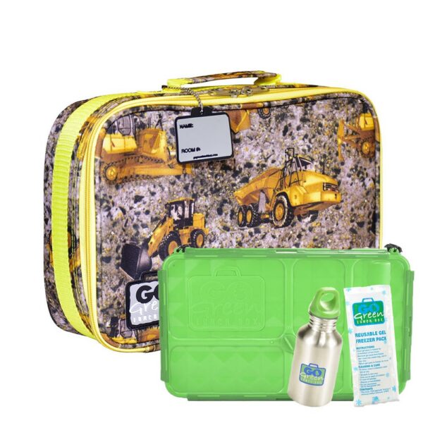 Go Green Lunch Box Under Construction Set