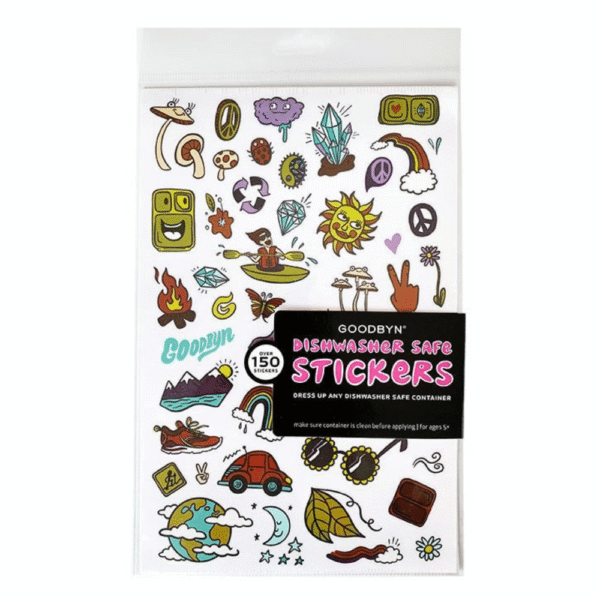 Goodbyn Dishwasher Safe Stickers Groovy Vibes