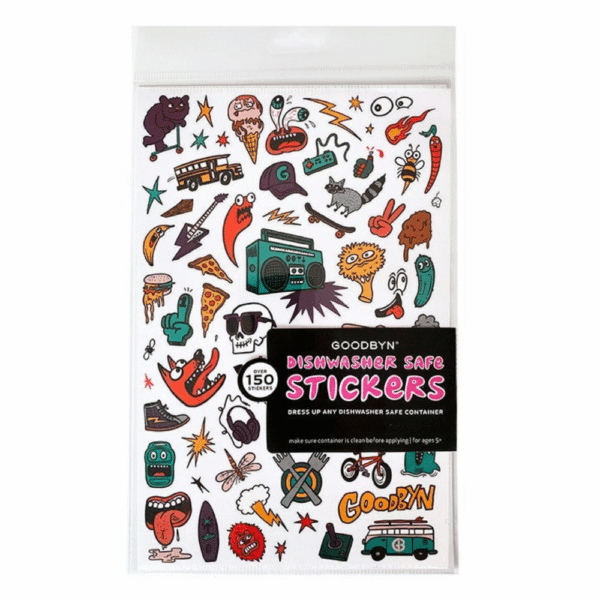 Goodbyn Dishwasher Safe Stickers Zany Boombox