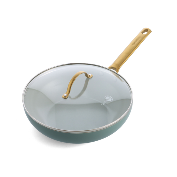 GreenPan Padova Covered Wok Smokey Blue 28cm/3.7L