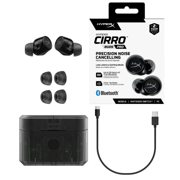 HyperX Cirro Buds Pro True Wireless Black Earbuds