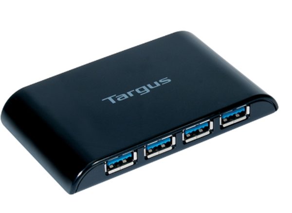 Hub 4-PORT USB 3.0 Black Gray Oem