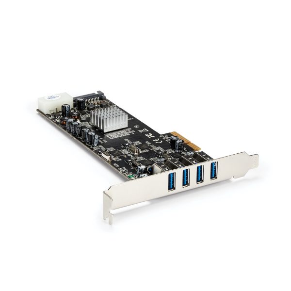 4 Port Quad Bus PCIe USB 3 Card w/ UASP