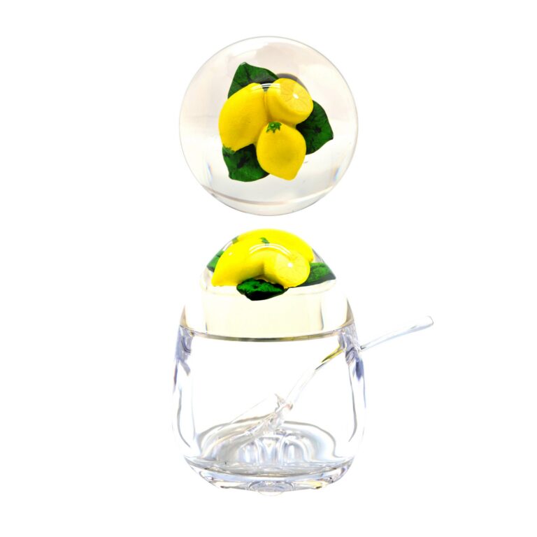 Acrylic Jam Pot Lemon