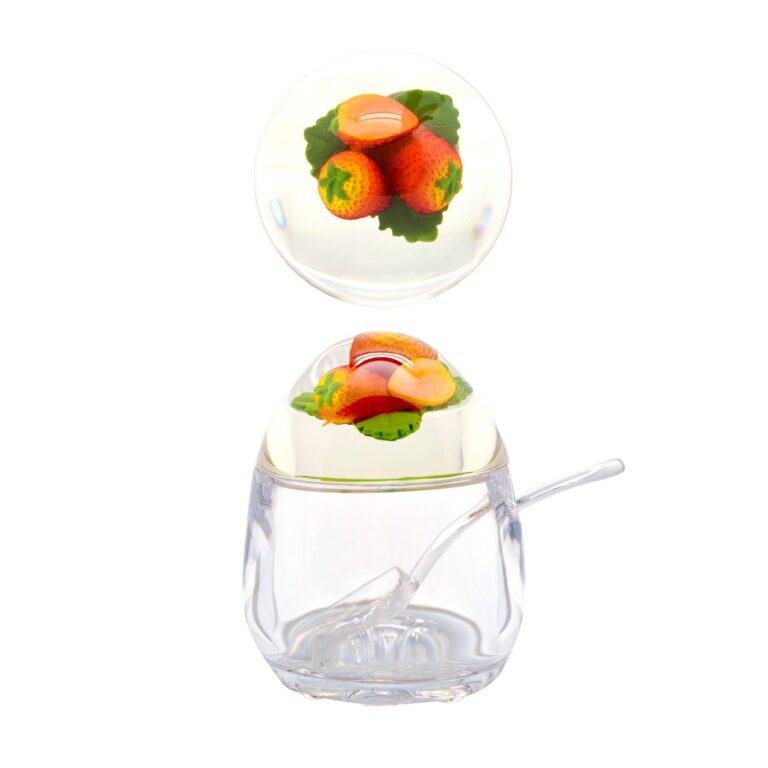 Acrylic Jam Pot Strawberry