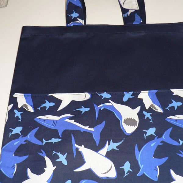 Durable Handmade Library Bag with Free Embroidery