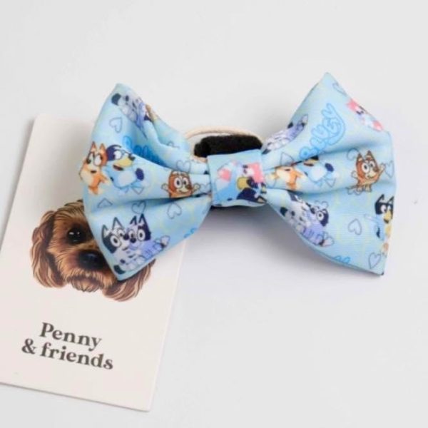 Cute Bluey Character Dog Bow Accessory