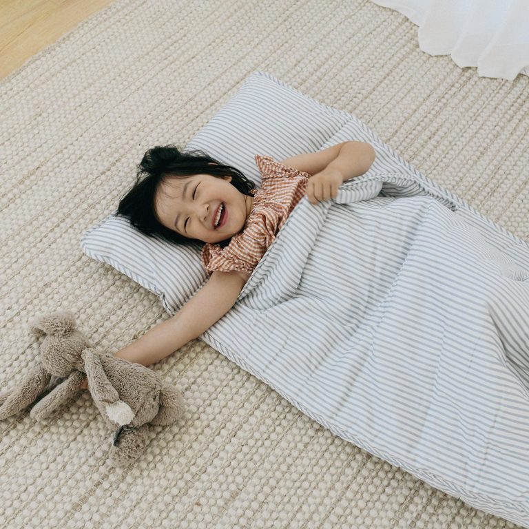 Organic Cotton Nap Mat with Pillow and Blanket