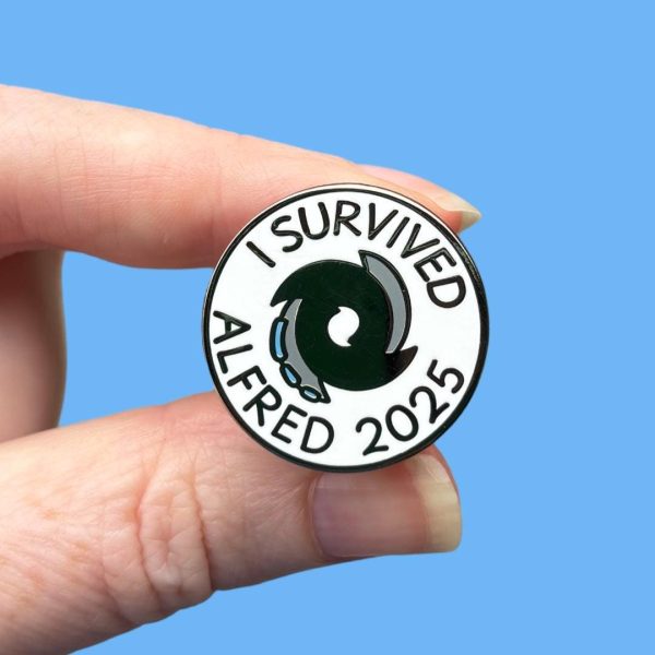 Hard Enamel Pin Commemorating Cyclone Alfred 2025