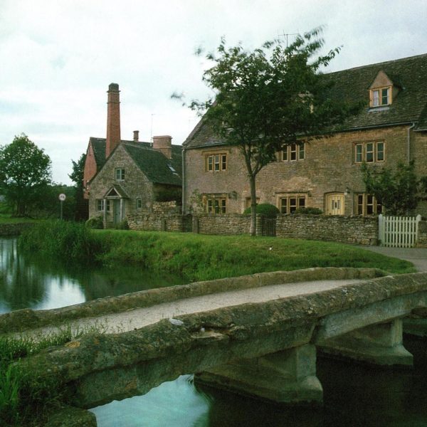 Lower Slaughter and Filkins Vintage 2-Sided Photo Print