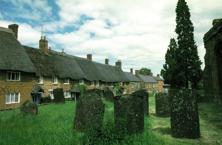 Vintage Cropredy, Oxfordshire Print Village 1980s – Photo English Life