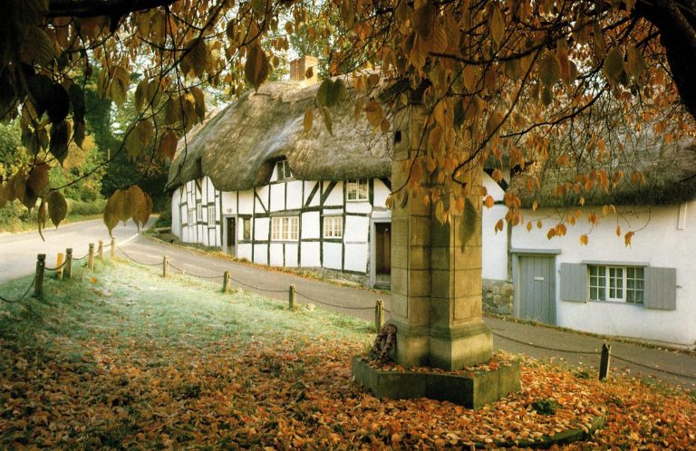 Wherwell and Longstock Vintage 2-Sided Photo Print