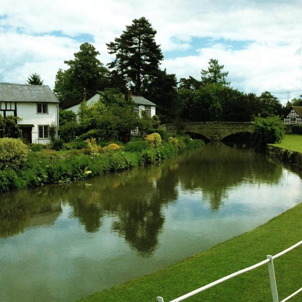 Vintage Photo Print of Eardisland Village in Hereford