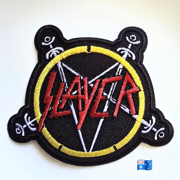 Slayer Iron On Embroidery Patch for Crafts