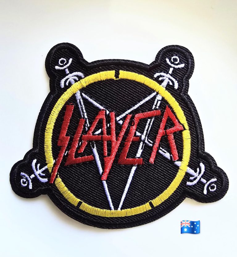 Slayer Iron On Embroidery Patch for Crafts