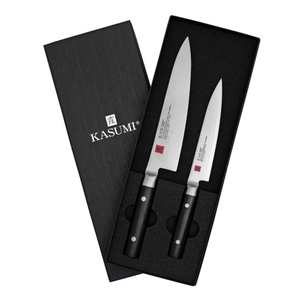 Kasumi Damascus 2 Piece Chef Knife Set