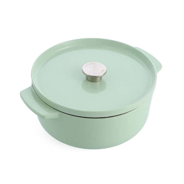 KitchenAid Covered Round Casserole 26cm/5.2L Pistachio