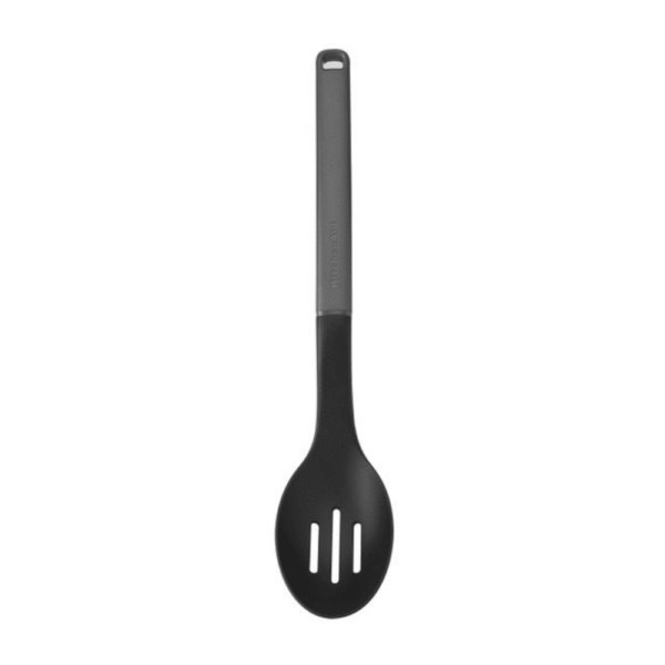 KitchenAid Slotted Spoon Charcoal 34cm