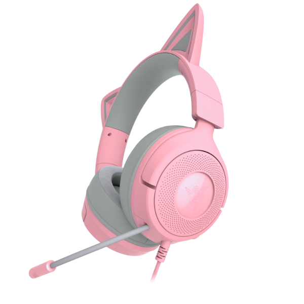 Razer Kraken Kitty V3 X – Wired Headset with Kitty Ears – Quartz Edition – Frml Packaging