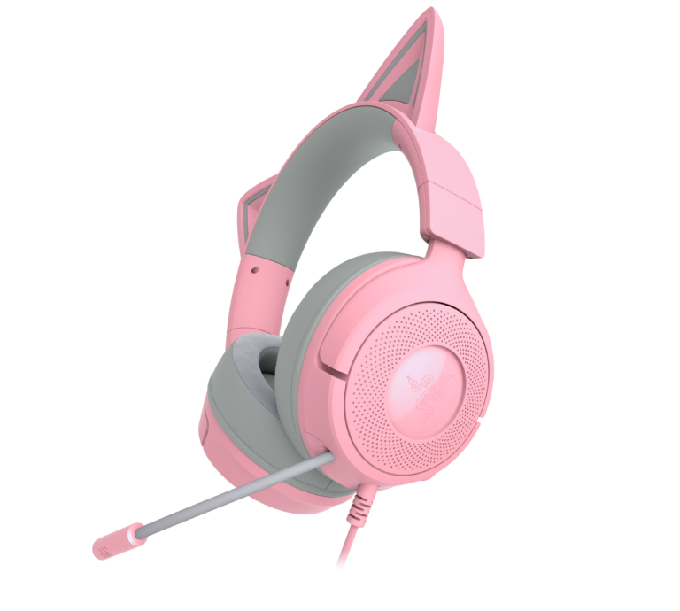 RAZER KRAKEN KITTY V3 X - WIRED HEADSET WITH KITTY EARS - QUARTZ EDITION - FRML PACKAGING