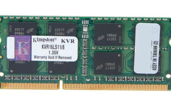KINGSTON 8GB 1600MHZ DDR3 NON-ECC CL11 SODIMM 1.35V