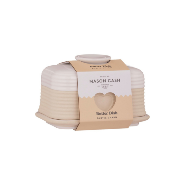 Mason Cash Rustic Charm Butter Dish 15x10cm
